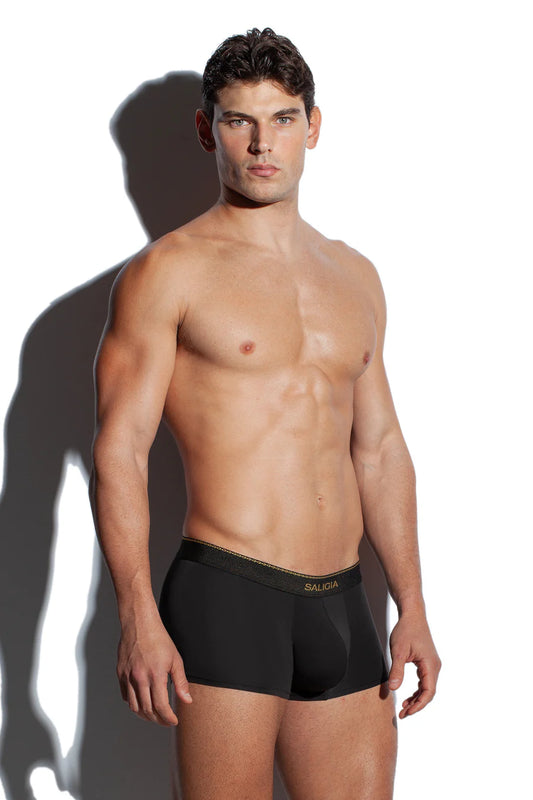 GREEK IVY TRUNK 120s Ultra-Fine Satin Modal-Black