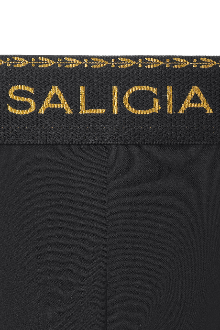 GREEK LAUREL BRIEF 120s Velvety Modal-Nylon Blend-Black