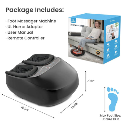 Shiatsu Foot Massager for Plantar Fasciitis Neuropathy with Remote Control