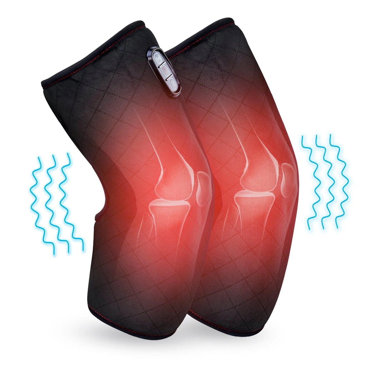 Heated Knee Massager for Knee Pain Relief, Knee Warmers Wrap