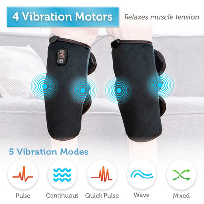 Heated Knee Massager for Knee Pain Relief, Knee Warmers Wrap