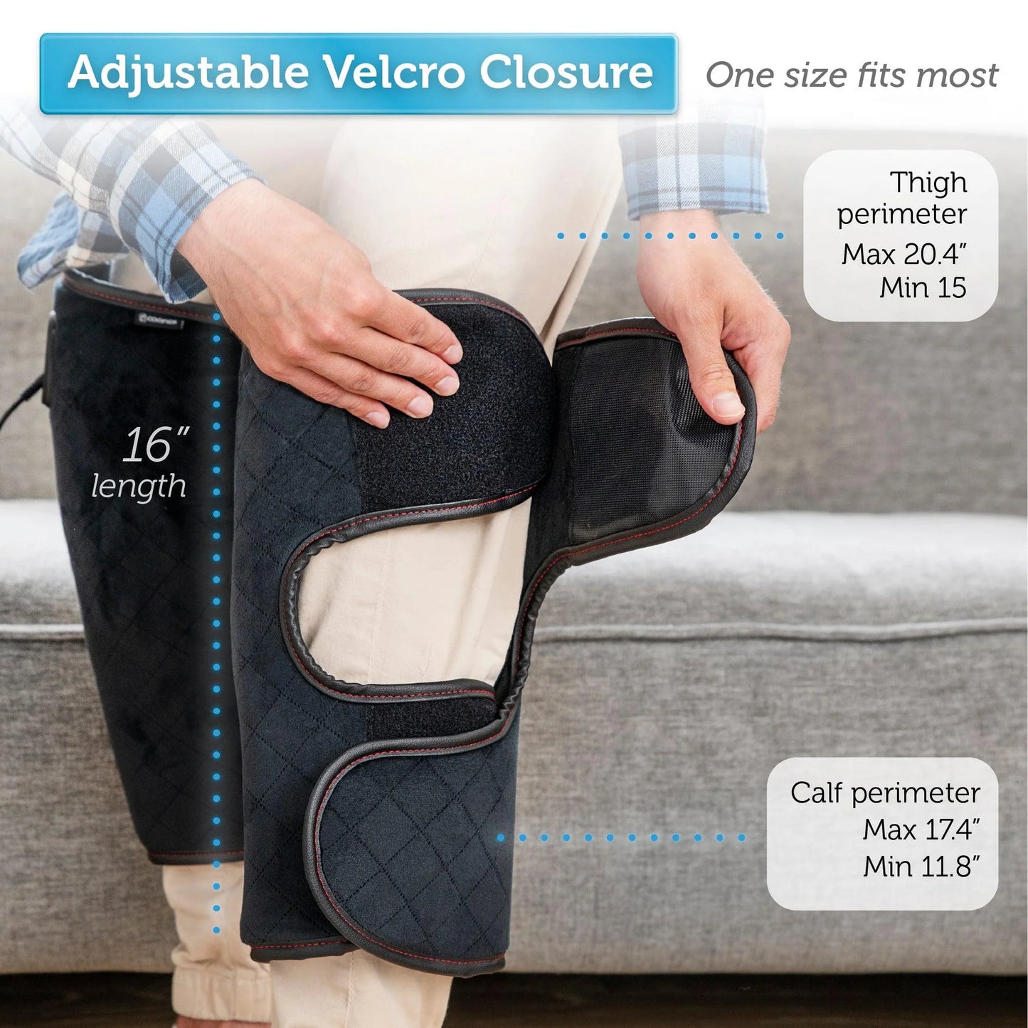 Heated Knee Massager for Knee Pain Relief, Knee Warmers Wrap