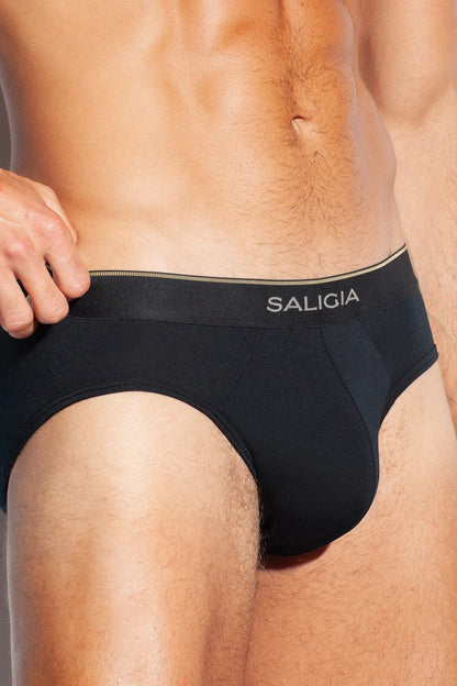 GREEK COLUMN BRIEF 50S Modal-Black
