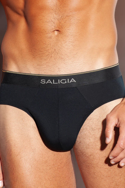 GREEK COLUMN BRIEF 50S Modal-Black