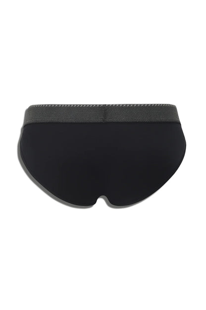 GREEK RIPPLE BRIEF 100s Air-Touch Modal-Black