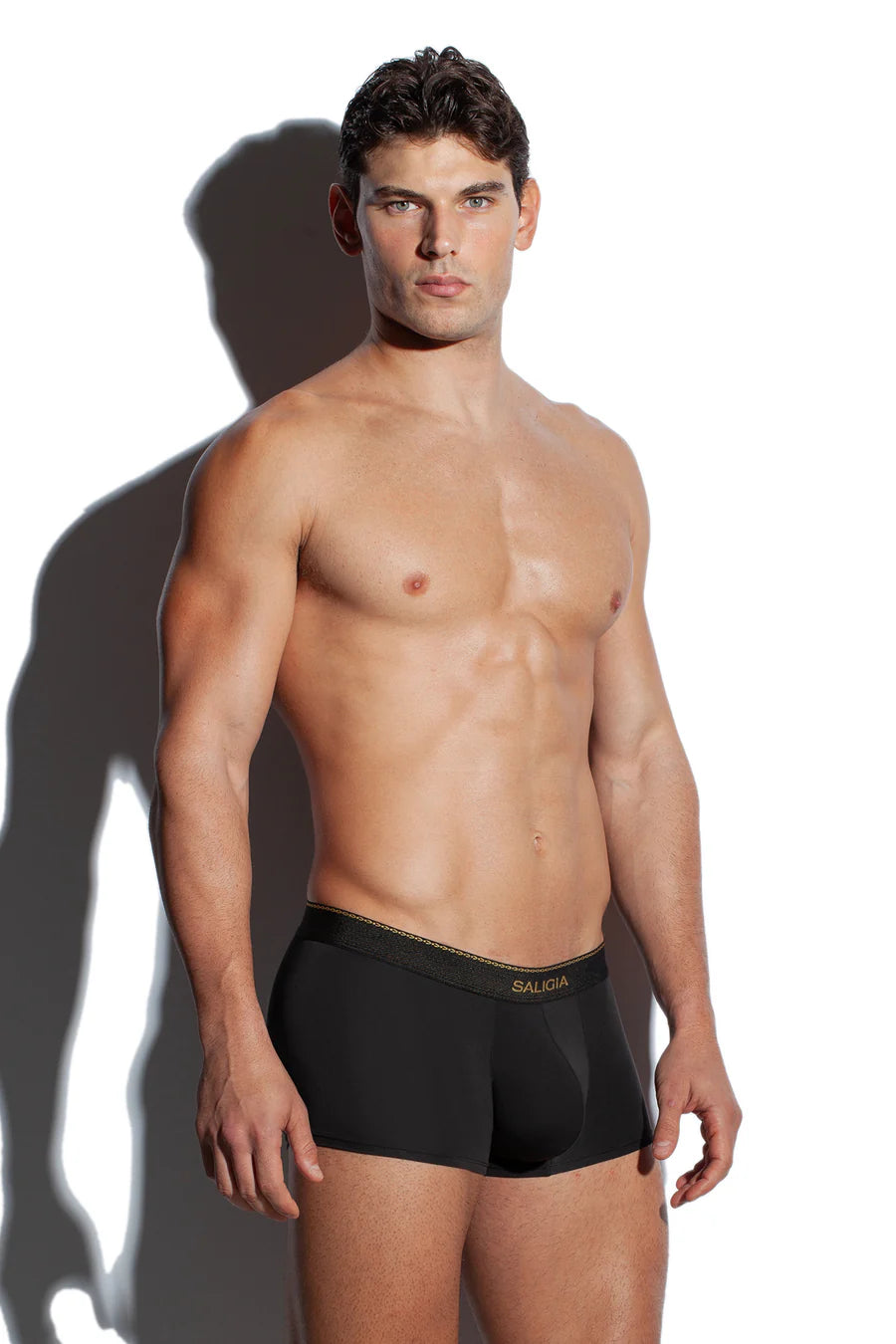 GREEK IVY TRUNK 120s Ultra-Fine Satin Modal-Black