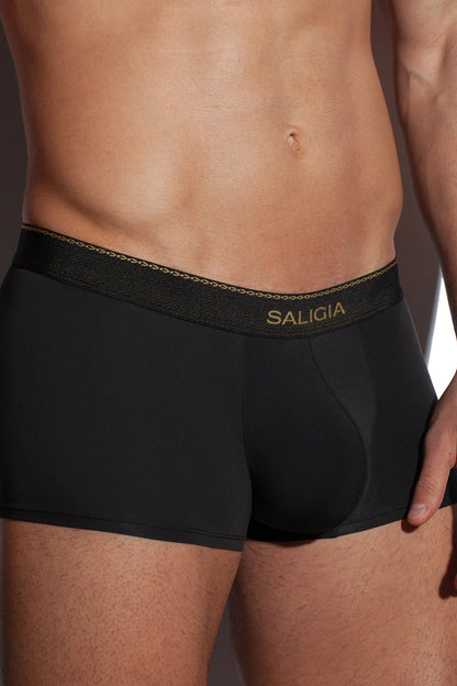 GREEK IVY TRUNK 120s Ultra-Fine Satin Modal-Black
