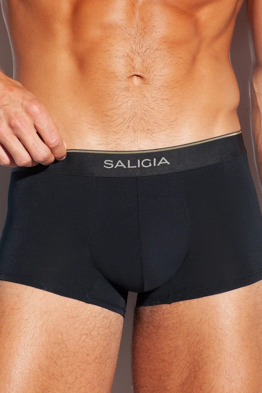 GREEK COLUMN TRUNK 50S Modal-Black