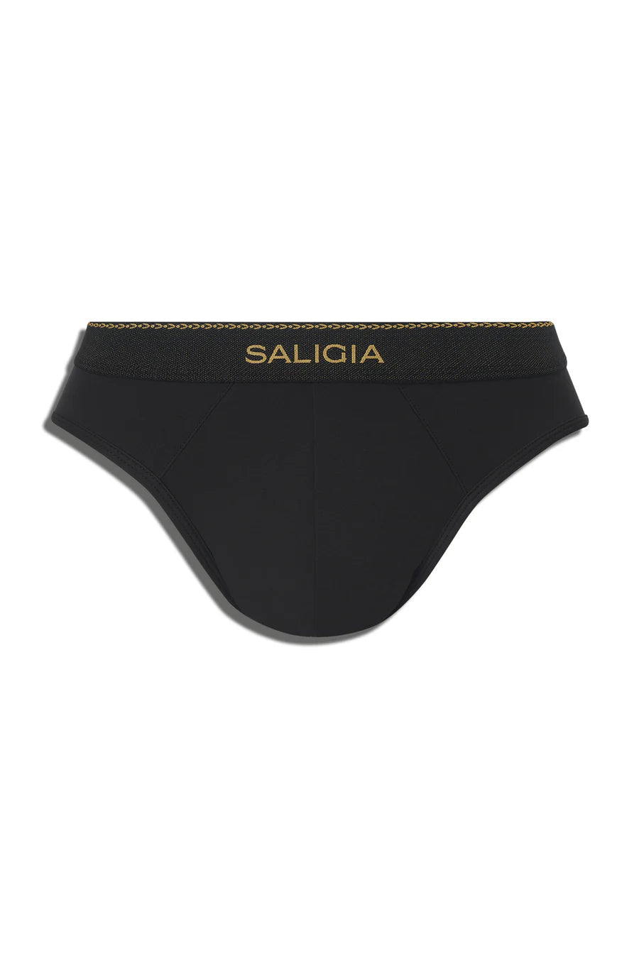 GREEK IVY BRIEF 120s Ultra-Fine Satin Modal-Black