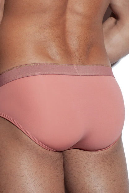 GREEK IVY BRIEF 120s Ultra-Fine Satin Modal-Pink