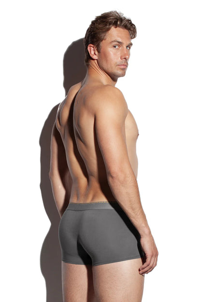 GREEK LAUREL TRUNK 120s Velvety Modal-Nylon Blend-Grey