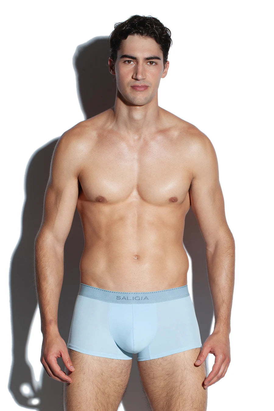 GREEK RIPPLE TRUNK 100s Air-Touch Modal-Blue