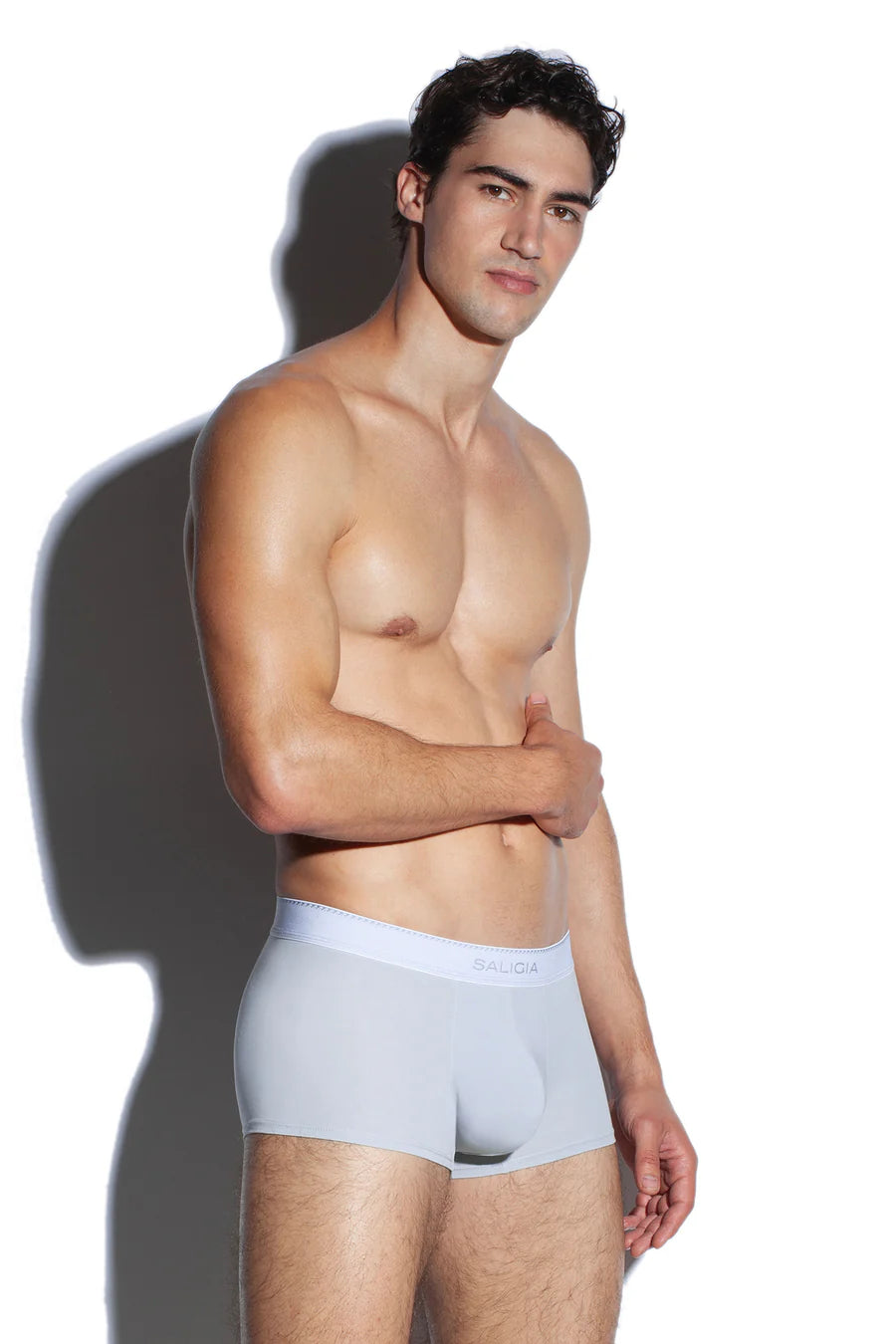 GREEK RIPPLE TRUNK 100s Air-Touch Modal-Grey