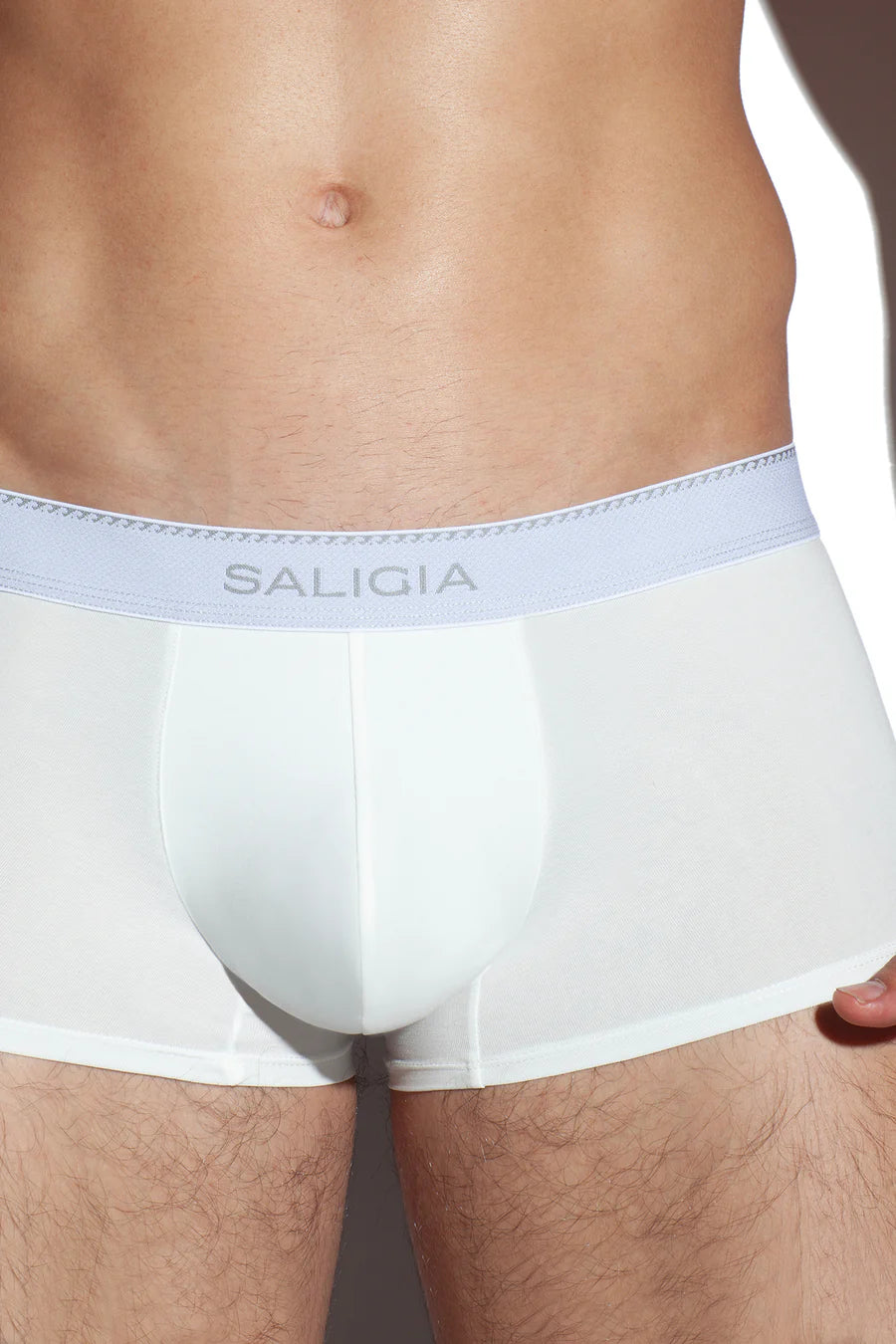 GREEK RIPPLE TRUNK 100s Air-Touch Modal-White